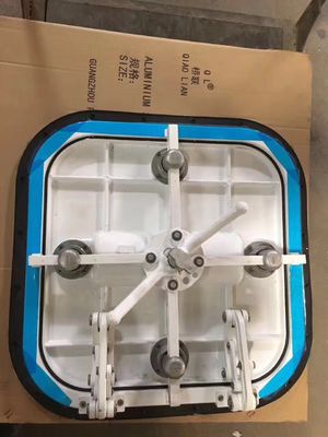 Porcelana Tapa de registro marina ovalada de aluminio de tipo empotrado de apertura rápida aprobada por ABS proveedor