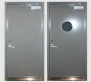 Porcelana Puertas marinas materiales de acero modificadas para requisitos particulares, puerta a prueba de gas de acero de la abertura exterior interna proveedor