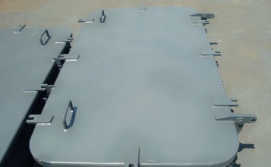 Cubierta marina estanca de acero al carbono de 4-12 mm de grosor y cubierta de escotilla para barcos para cubierta proveedor