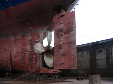 Rodas marinas de alto rendimiento de producción en masa, tipos de timones para buques proveedor