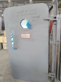 Puerta resistente al tiempo de acero marino con ventana redonda de acción rápida proveedor