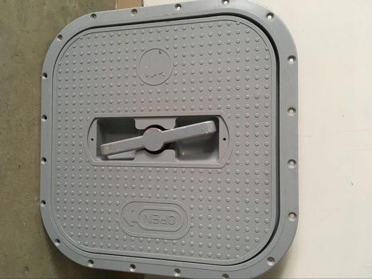 Tapa de registro marina ovalada de aluminio de tipo empotrado de apertura rápida aprobada por ABS proveedor