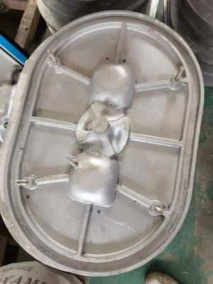 Tapa de registro marina ovalada de aluminio de tipo empotrado de apertura rápida aprobada por ABS proveedor