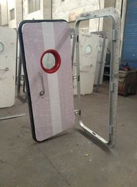 Puerta impermeable marina con manija de rueda proveedor