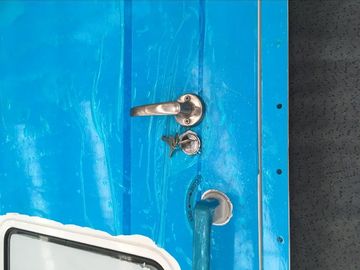 Puerta inoxidable marina modificada para requisitos particulares del acero de las puertas/de aluminio con la ventana ZY-D029 proveedor