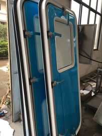 Puerta resistente a la intemperie marina de aleación de aluminio con ventana certificada CCS proveedor