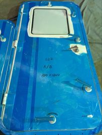 Puerta resistente a la intemperie marina de aleación de aluminio con ventana certificada CCS proveedor