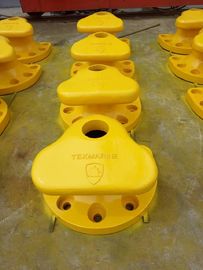 Bollardo marino de cabeza en T para amarre en el muelle con hardware y diseño galvanizados de grado 8.8 para una capacidad y durabilidad máximas proveedor