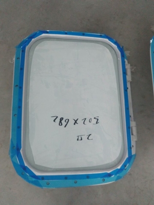 Ventanas marinas rectangulares abrochadas / soldadas / Ventanas de aleación de aluminio de buques marinos proveedor