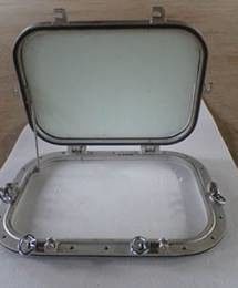 Ventanas marinas rectangulares A60 CCS, ABS,DNV,BV de acero/aluminio/acero inoxidable certificado proveedor