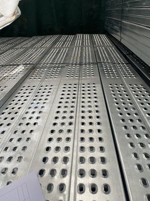 Tablón de acero galvanizado trampolín de los tablones de la plataforma de andamio de la construcción naval proveedor