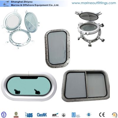 Ventanas de orificio de aluminio de forma ovalada para barcos y yates proveedor