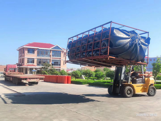 Marine Floating Rubber Fender Ship junto a defensas neumáticas proveedor