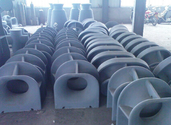 Cartilla de epoxy de acero echada Marine Mooring Chocks de los componentes que amarra proveedor