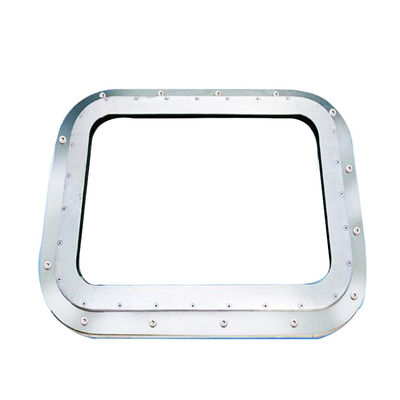 Tipo de ventana marina de aluminio A60 a prueba de fuego atornillada y soldada para aplicaciones de ventanas rectangulares de cabina de buques y marinas proveedor