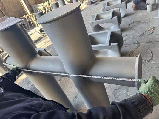 Alto rendimiento de acoplamiento de hierro fundido personalizado de acoplamiento de acoplamiento de ballardos de ballardos individuales / dobles / ballardos de base cruzada