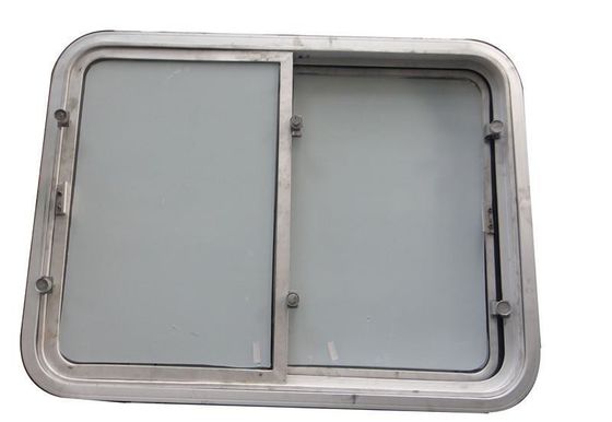 Aluminio de alta calidad Rectangular Marina Ventanas correderas de pernos de apertura horizontal