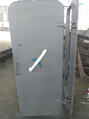Puerta de acceso hermética de acero marina de acción rápida, 1500x700 mm